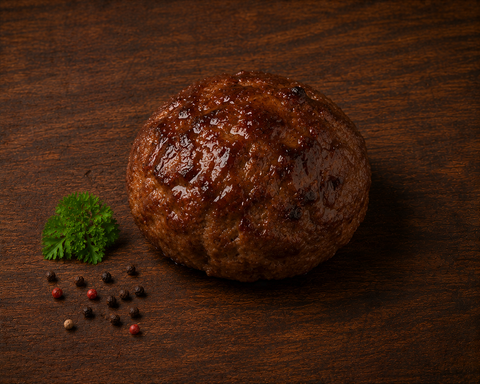 Gehaktballen van Pure Meat & Co, huisgemaakte gehaktballen in een schaal