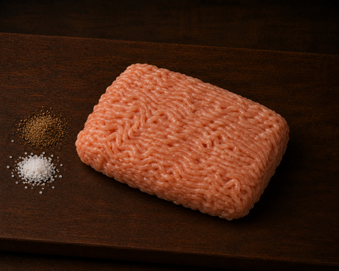 Kipgehakt van Pure Meat & Co, vers kipgehakt in een schaal