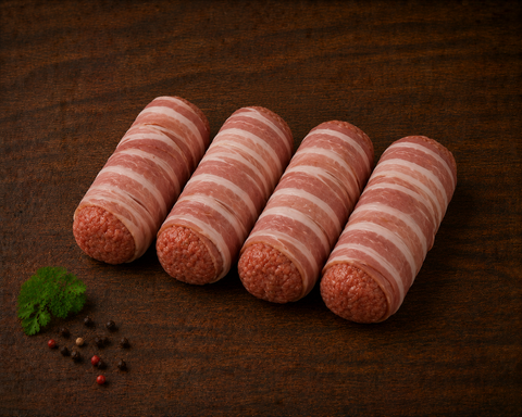 Slavinken van Pure Meat & Co, slavinken op een plank