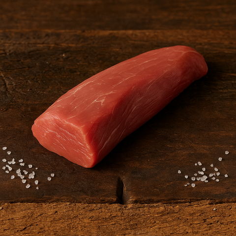 Varkenshaas van Pure Meat & Co, varkenshaas op een plank